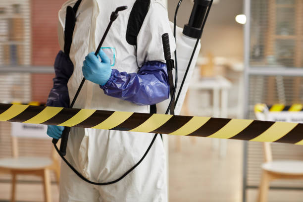 Professional Blood Cleanup technician working in Osceola, IN